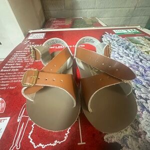 Salt Water Sandals by Hoy Brown Classic Leather Sandals